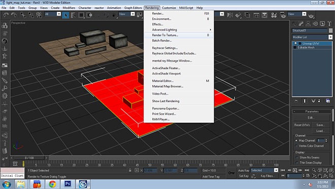 Result of the auto-flatten