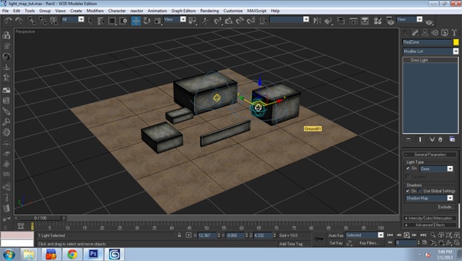 Completed, textured level
