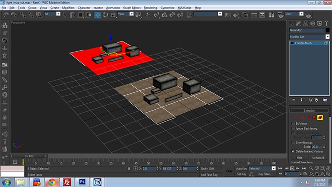 Re-applying materials over the attached meshes