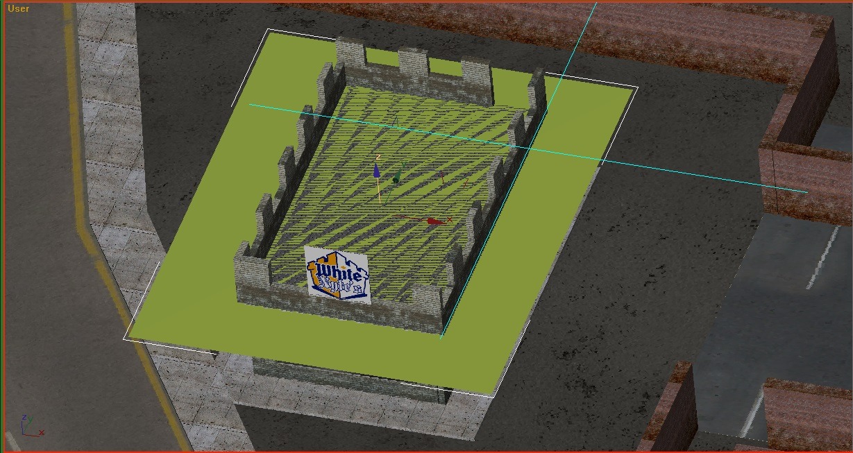 VIS sector added under a walkable object